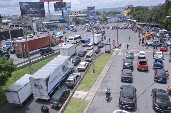 Ruta habilitadas tras manifestaciones e intervención de agentes PNC