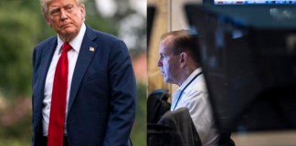 Wall Street empezó la semana en rojo después de que el presidente de EE.UU., Donald Trump, Foto La Hora: EFE.
