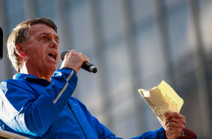 La Corte Suprema de Brasil dictó este viernes nuevas medidas cautelares contra el expresidente Jair Bolsonaro,. Foto La Hora: EFE.