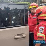 Ataque armado en zona 7 deja una persona fallecida . Foto La Hora: Bomberos Municipales.