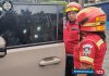 Ataque armado en zona 7 deja una persona fallecida . Foto La Hora: Bomberos Municipales.