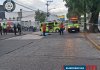 Adulto mayor fallece atropellado en zona 9 de la Ciudad Capital. Foto La Hora: Bomberos Voluntarios.