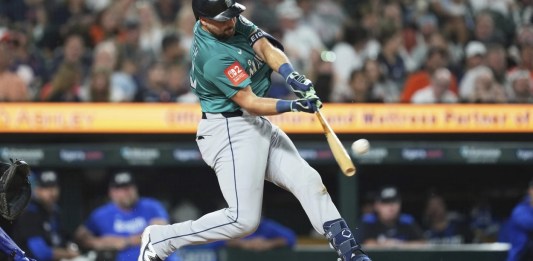 Cal Raleigh, receptor de los Mariners de Seattle, se coronó campeón del Home Run Derby 2025. Foto La Hora: AP