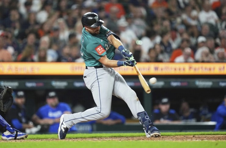 Cal Raleigh, receptor de los Mariners de Seattle, se coronó campeón del Home Run Derby 2025. Foto La Hora: AP