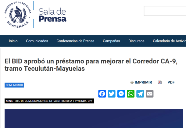 comunicados BID CIV