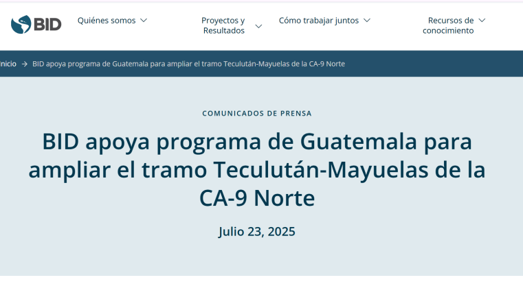 comunicados BID CIV
