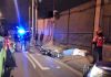 Bomberos municipales informan sobre el fallecimiento de un motorista frente a la colonia Villa Linda, zona 7.