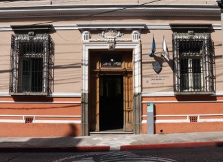 Casa Ibargüen, lugar donde se brindó por la libertad, luego de la firmar el Acta de Independencia en 1821. Foto: Municipalidad de Guatemala.