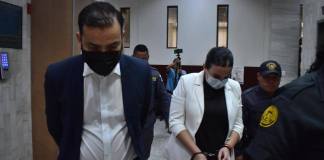 Juan Francisco Ortiz y María Teresa Gudiel fueron ligados a proceso por su posible vinculación a la muerte de Claudina Velásquez. Foto La Hora: Daniel Ramírez