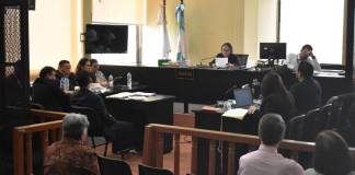 El Juzgado de Mayor Riesgo D inició audiencia de primera declaración por caso Claudina Velásquez. Foto: Daniel Ramírez