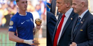Cole Palmer y Donald Trump