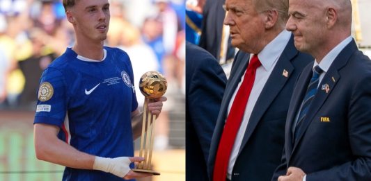 Cole Palmer y Donald Trump
