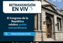 Retransmisión: El Congreso de la República celebra sesión extraordinaria. Foto La Hora: AGN.