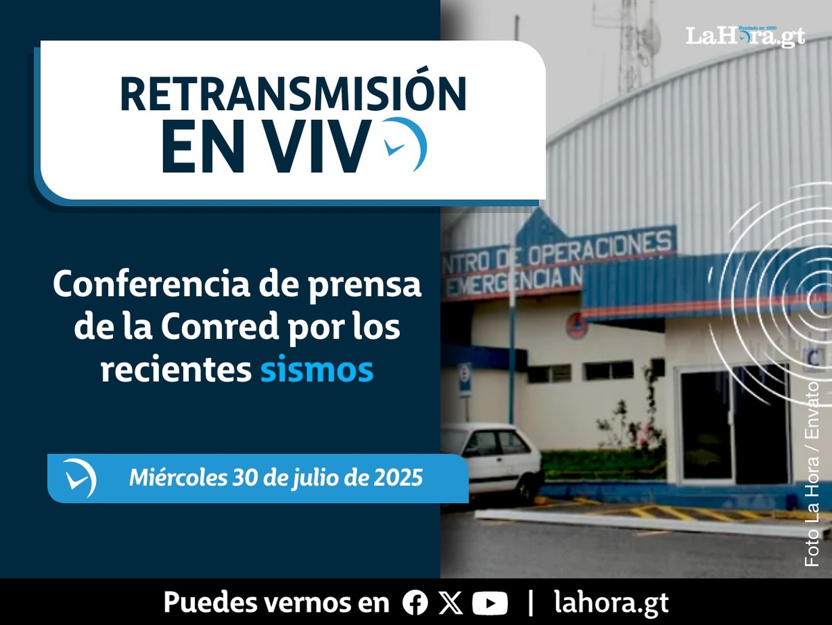 En vivo: Conferencia de prensa de la Conred por los recientes sismos
