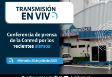 En vivo: Conferencia de prensa de la Conred por los recientes sismos Conferencia de prensa de la Conred por los recientes sismos. Foto La Hora: Envato- Diseño/ Roberto Altán.