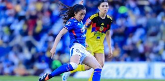 Ana Lucía Martínez en gran momento de forma tras sus actuaciones con el Cruz Azul femenil. Foto La Hora: Oficial Cruz Azul Femenil.