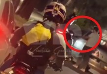 Video: Conductor dispara a motocicleta tras accidente de tránsito