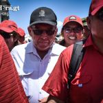 Líder del STEG, Joviel Acevedo. Diseño La Hora / Roberto Altán.