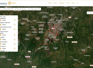 En tiempo real los mapas satelitales de la UE para evaluar daños por los sismos en Guatemala