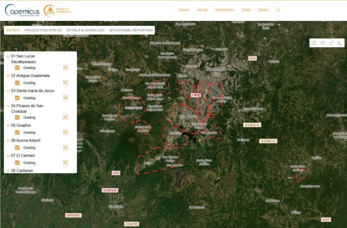 En tiempo real los mapas satelitales de la UE para evaluar danos por los sismos en Guatemala En tiempo real los mapas satelitales de la UE para evaluar daños por los sismos en Guatemala