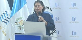 Directora ejecutiva del Hospital General San Juan de Dios, Erika Pérez.