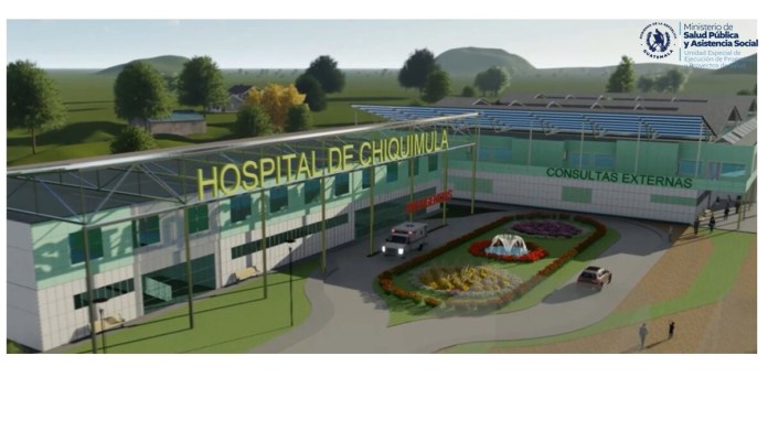 Este es el avance de la construcción de los hospitales en Sololá y Chiquimula