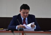 CSJ rechazó una nueva petición de antejuicio en contra del juez Fredy Orellana. Foto La Hora: Daneil Ramírez