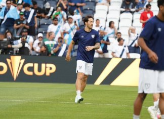 La selección nacional de Guatemala se enfrenta ante Estados Unidos en una histórica semifinal de la Copa Oro 2025. Foto La Hora: FFG
