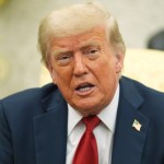 Donald Trump acusa al partido demócrata de causar "la mentiira de Epstein" (Epstein hoax), y su vinculación al caso.