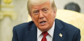 Donald Trump acusa al partido demócrata de causar "la mentiira de Epstein" (Epstein hoax), y su vinculación al caso.