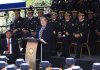 El ministro de Gobernación, Francisco Jiménez reprochó acercamientos de PNC con políticos del Congreso y anunció bono para fin de año. Foto La Hora: Mingob