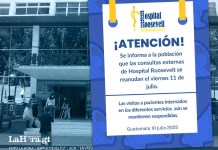 El Hospital Roosevelt reanudará consulta externa este 11 de julio El Hospital Roosevelt reanuda este 11 de julio . Foto La Hora: Hospital Roosevelt