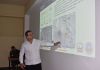 Director del Insivumeh Edwin Rojas, durante la presentación de las tres zonas con mayor impacto geológico. Foto La Hora: Insivumeh