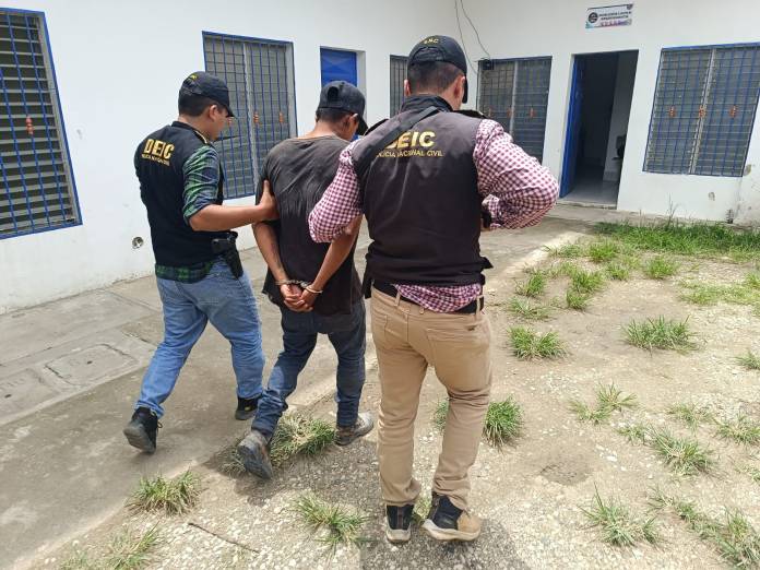 PNC captura a presunto implicado en el asesinato de mujer embarazada en Petén
