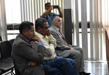 Militares retirados implicados en el caso Industria Militar. Foto La Hora: Daniel Ramírez