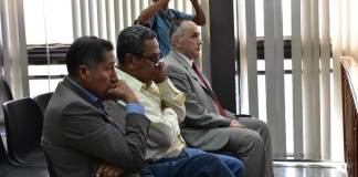 Militares retirados implicados en el caso Industria Militar. Foto La Hora: Daniel Ramírez