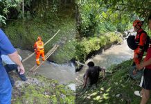 Italiano es rescatado por bomberos voluntarios tras caer en barranco de centro arqueológico Takalik Abaj Bomberos Voluntario rescatan a turista italiano tras caer a un barranco en Takalik Abaj, Retalhuleu.