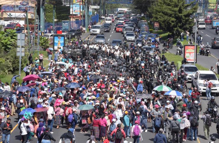 El gobierno de Bernardo Arévalo se ha caracterizado por ser presionado a través de los bloqueos de carreteras.