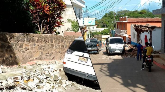 Sismos reportados en el departamento de Jutiapa