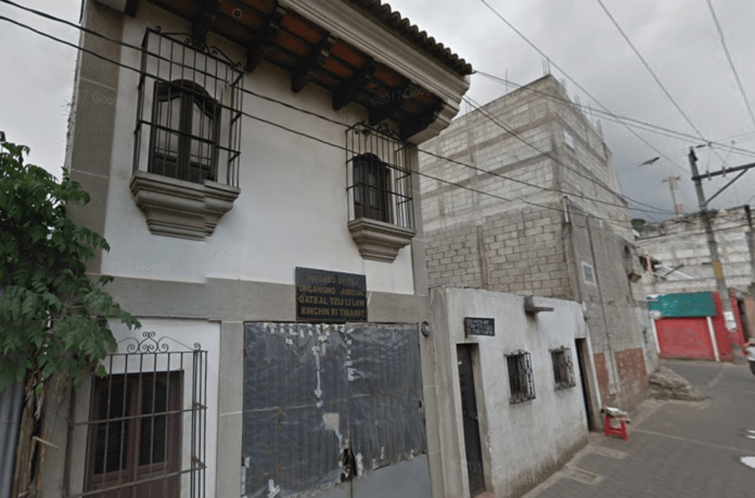 Juzgado de Paz de Santa María de Jesús podría ser trasladado temporalmente. Foto La Hora: Google Street View