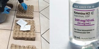 Durante operativo en zona 10, autoridades descubren compuesto alucinógeno en cartón para huevos SGAIA detecta e incauta carga de cartón para huevos impregnada de ketamina en paquetería de zona 10.