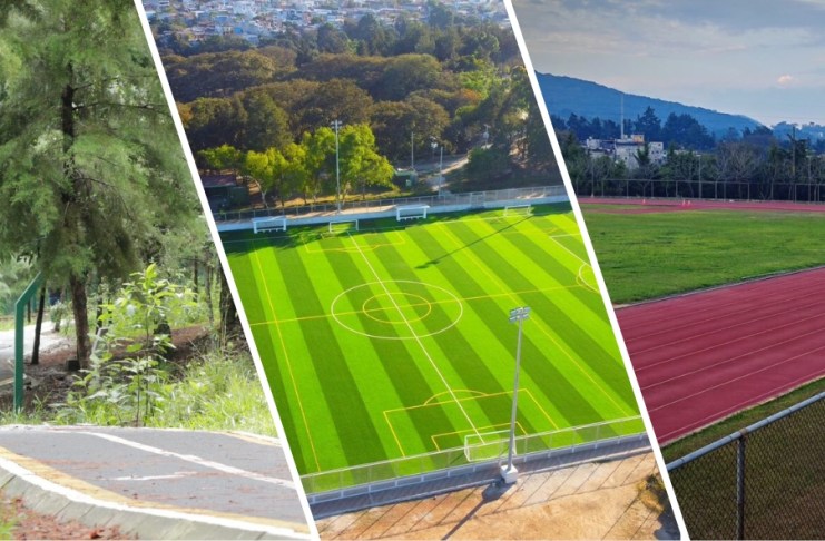 Las diversas instalaciones deportivas del Parque Erick Barrondo ofrecen espacios gratuitos para la práctica de fútbol, atletismo, básquetbol, patinaje y más, al servicio de toda la comunidad