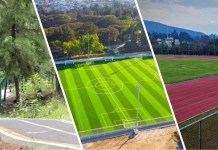 Parque Erick Barrondo: deporte y recreación gratuita en zona 7 Las diversas instalaciones deportivas del Parque Erick Barrondo ofrecen espacios gratuitos para la práctica de fútbol, atletismo, básquetbol, patinaje y más, al servicio de toda la comunidad