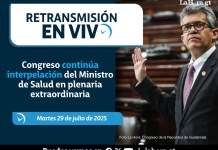 Retransmisión: Congreso continúa interpelación del Ministro de Salud en plenaria extraordinaria Congreso continúa interpelación del Ministro de Salud en plenaria extraordinaria. Foto La Hora: Congreso de la Republica.