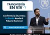 Retransmisión: Conferencia de prensa La Ronda desde el Palacio Nacional . Foto La Hora: Gobierno de Guatemala.