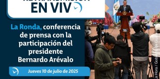 Retransmisión: La Ronda, conferencia de prensa con la participación del presidente Bernardo Arévalo Retransmisión: La Ronda, conferencia de prensa con la participación del presidente Bernardo Arévalo. Foto La Hora: Gobierno de Guatemala.