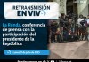 Retransmisión: La Ronda, conferencia de prensa con la participación del presidente de la República. Foto La Hora Gobierno de Guatemala.