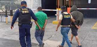 Estructura «Los Tripas» quedan ligados a proceso penal Supuestos integrantes de "Los Tripas" fueron capturados el pasado martes. Foto La Hora: PNC