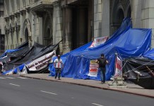 El Ministerio de Cultura y Deportes (MCD) busca que el Ministerio Público (MP) investigue al STEG por los daños en el Palacio Nacional. Foto La Hora: José Orozco