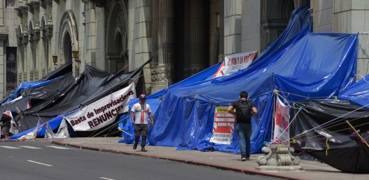 El Ministerio de Cultura y Deportes (MCD) busca que el Ministerio Público (MP) investigue al STEG por los daños en el Palacio Nacional. Foto La Hora: José Orozco
